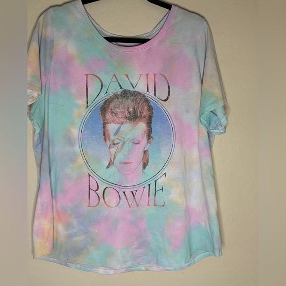 EVRI Tops - David Bowie Tie-Dye Women’s T-shirt